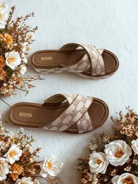 Michale Kors Signature Sandal - Never Worn